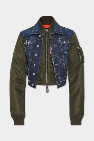 Dark Aviator Hybrid Jean Jacket