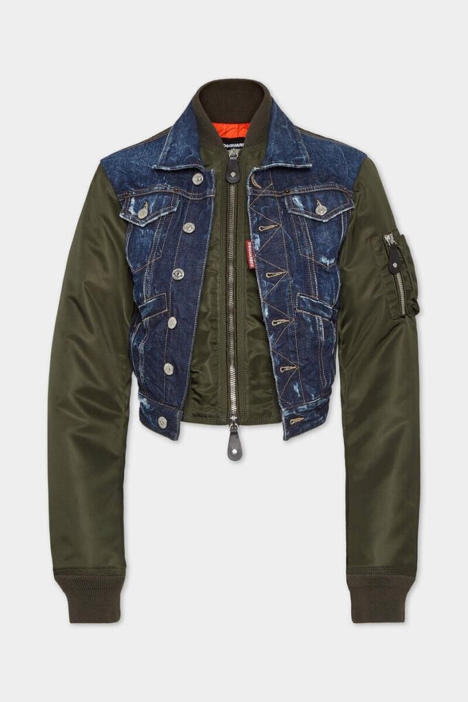Dark Aviator Hybrid Jean Jacket