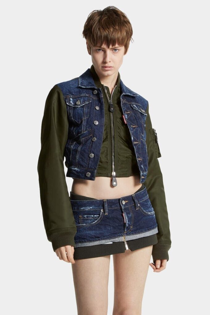 Dark Aviator Hybrid Jean Jacket