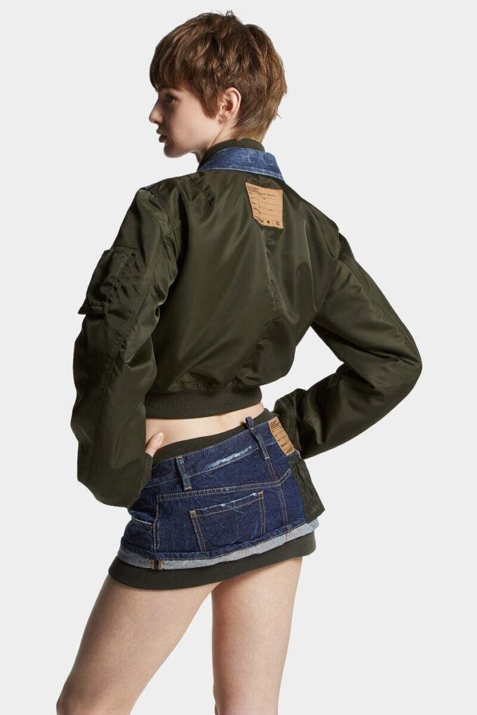 Dark Aviator Hybrid Jean Jacket