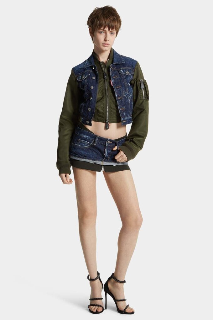 Dark Aviator Hybrid Jean Jacket