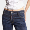 Dark Clean Wash Medium Waist Flare Jeans