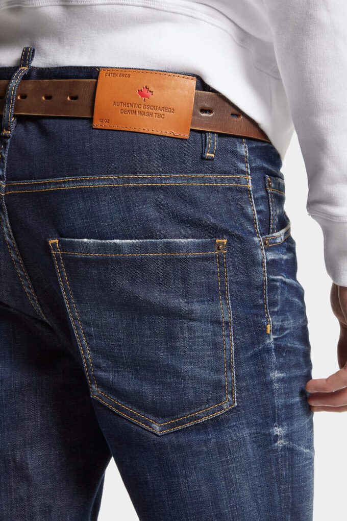 Dark Clean Wash Skater Jeans