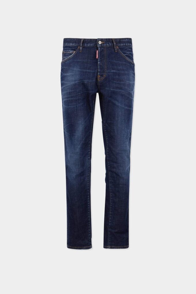Dark Clean Wash Teddy Jeans