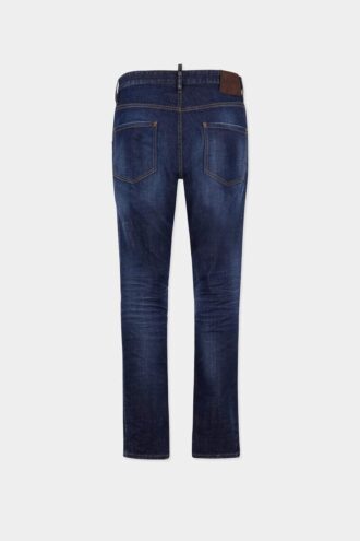 Dark Clean Wash Teddy Jeans
