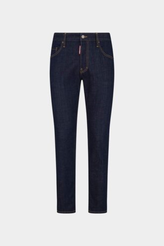 Dark Rinse Wash Skater Jeans