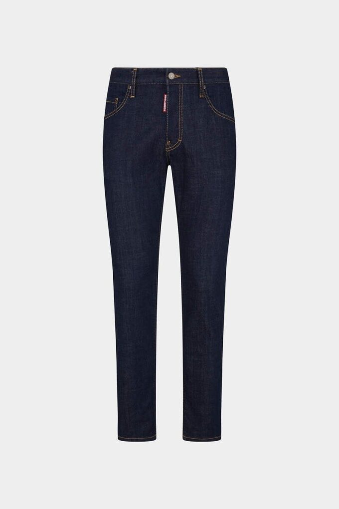 Dark Rinse Wash Skater Jeans