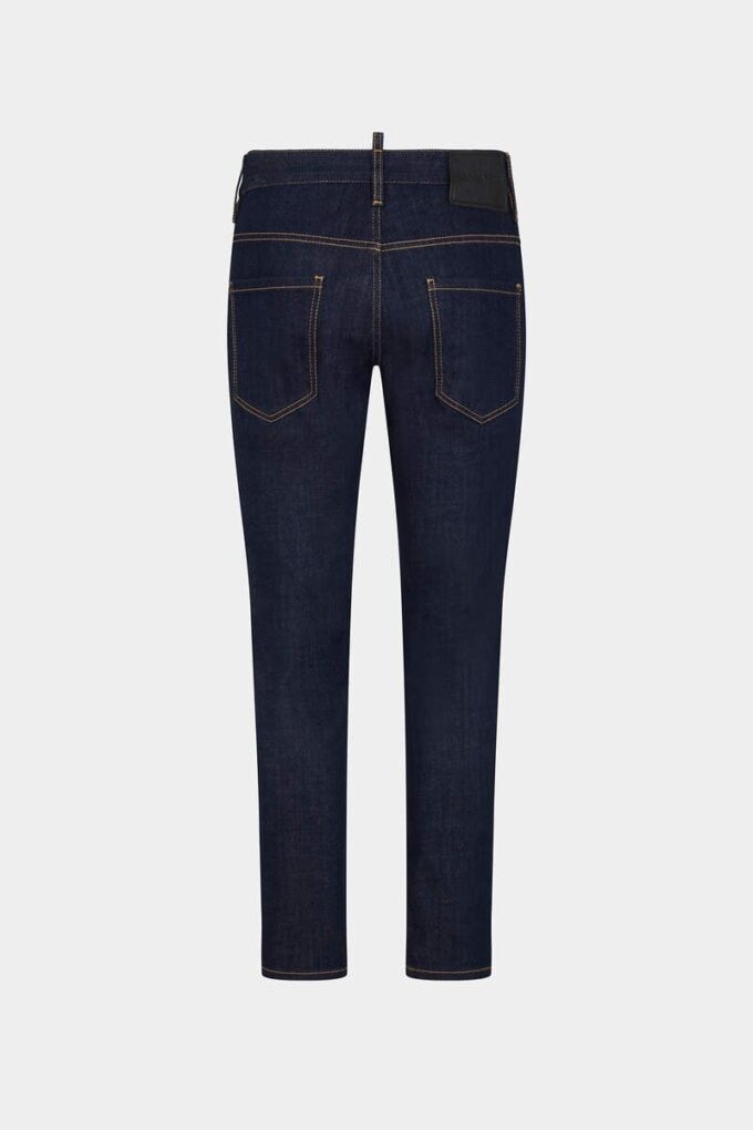 Dark Rinse Wash Skater Jeans