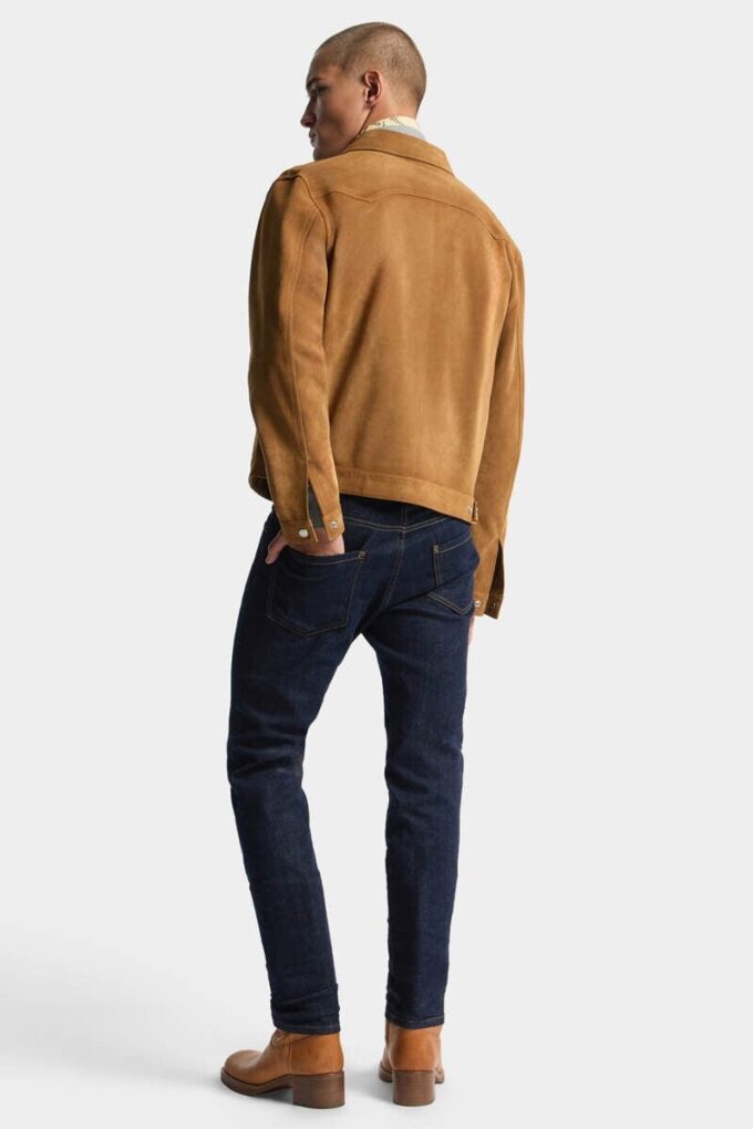 Dark Rinse Wash Teddy Jeans