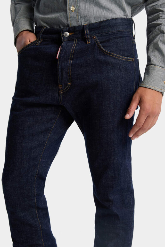 Dark Rinse Wash Teddy Jeans