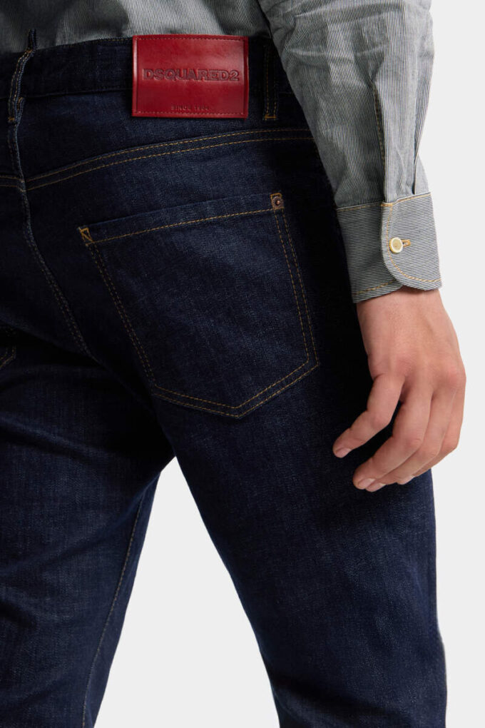 Dark Rinse Wash Teddy Jeans