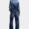 Dark Smoker Wash Loose Twist Jeans