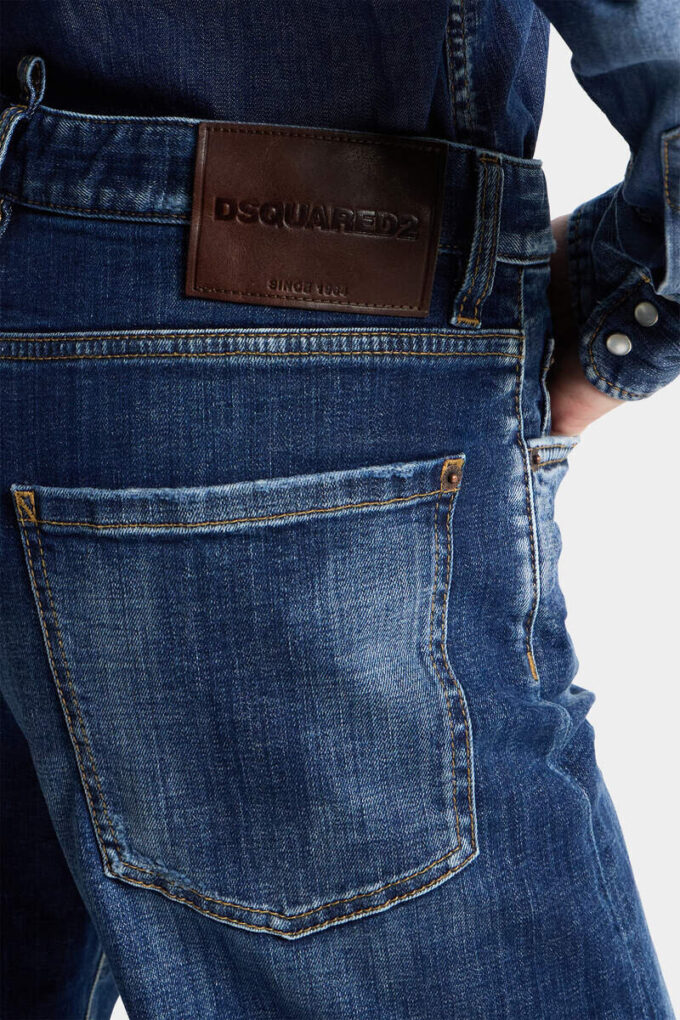 Dark Smoker Wash Loose Twist Jeans