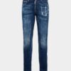 Dark Smoker Wash Teddy Mini Front Jeans
