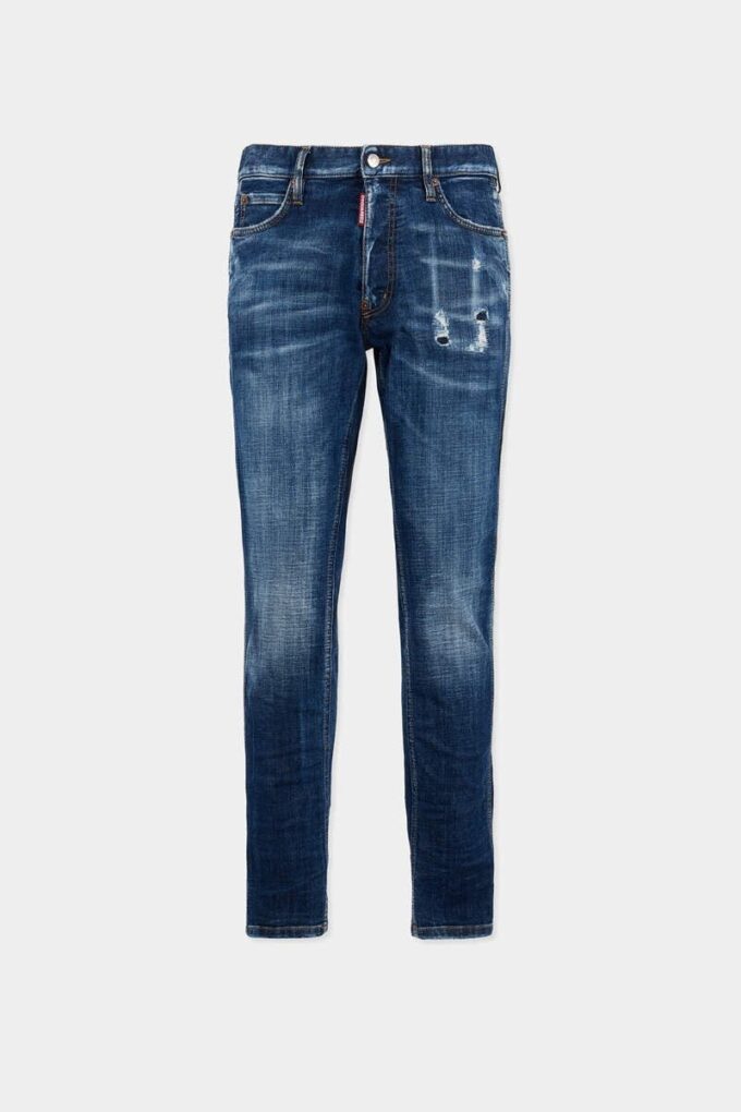 Dark Smoker Wash Teddy Mini Front Jeans