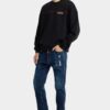 Dark Smoker Wash Teddy Mini Front Jeans