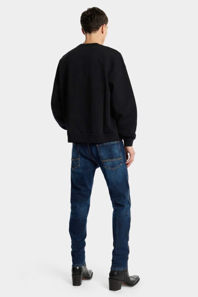 Dark Smoker Wash Teddy Mini Front Jeans