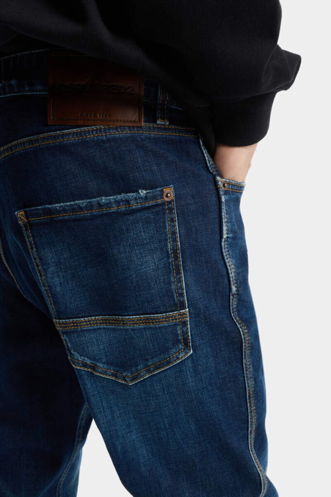 Dark Smoker Wash Teddy Mini Front Jeans