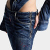 Dark Unzipped Summer Jeans