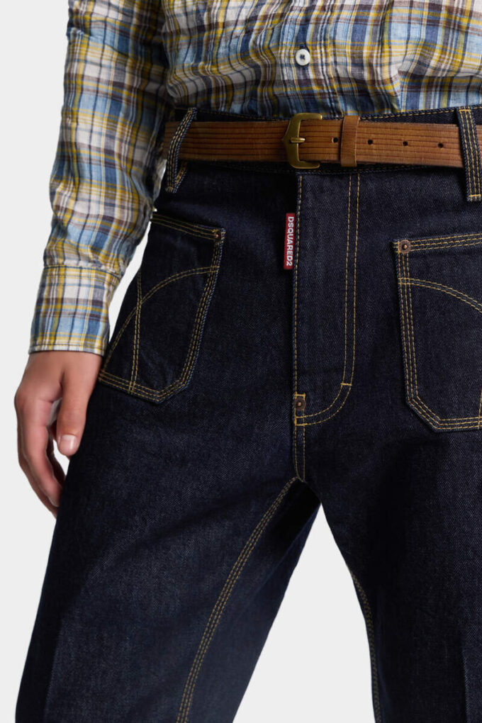 Dark Wash Sexy 70’S Pant