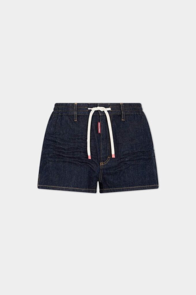 Dark Weight Wash Pull on Shorts