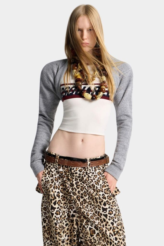 Deep Cut Jersey Bolero