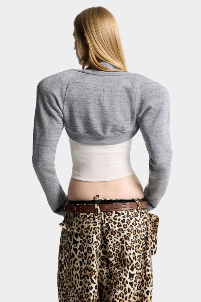 Deep Cut Jersey Bolero