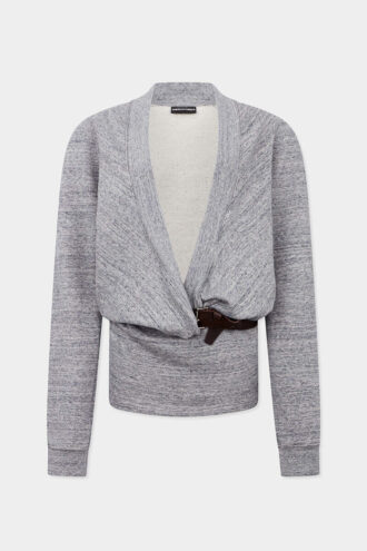 Deep Cut Jersey Dress