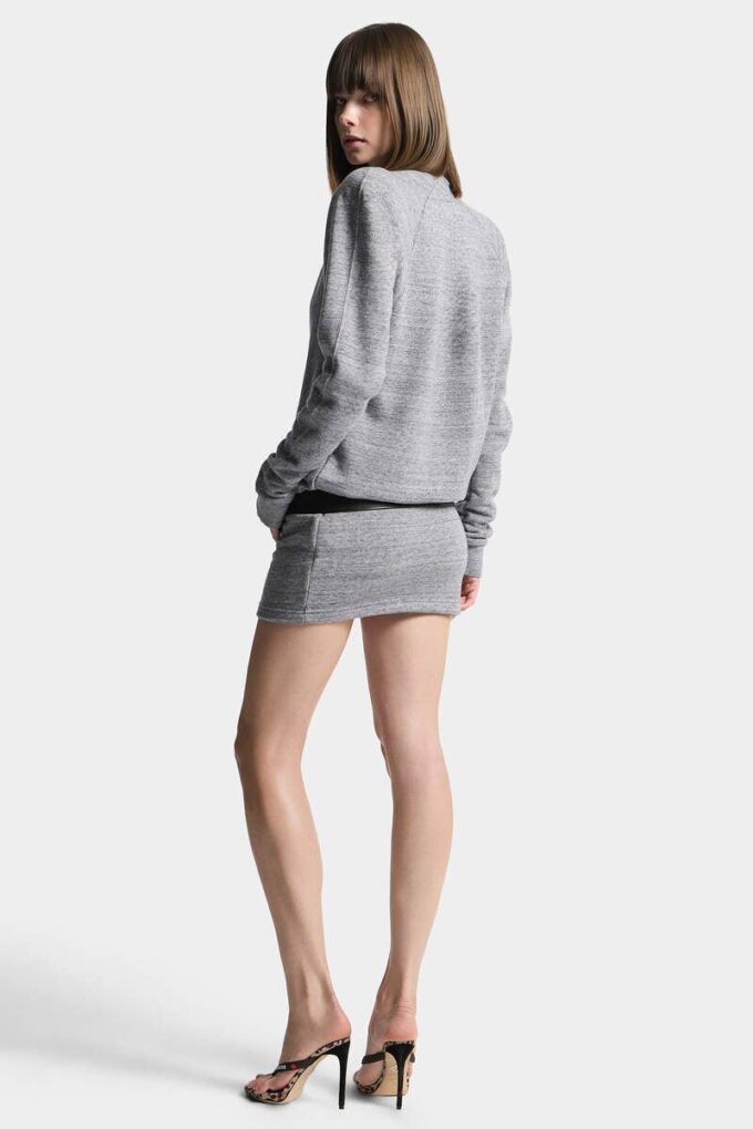 Deep Cut Jersey Dress