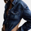 Deep Cut Night Whisper Denim Shirt