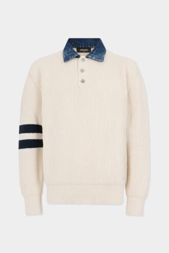 Denim Mix D2 Knit Pullover