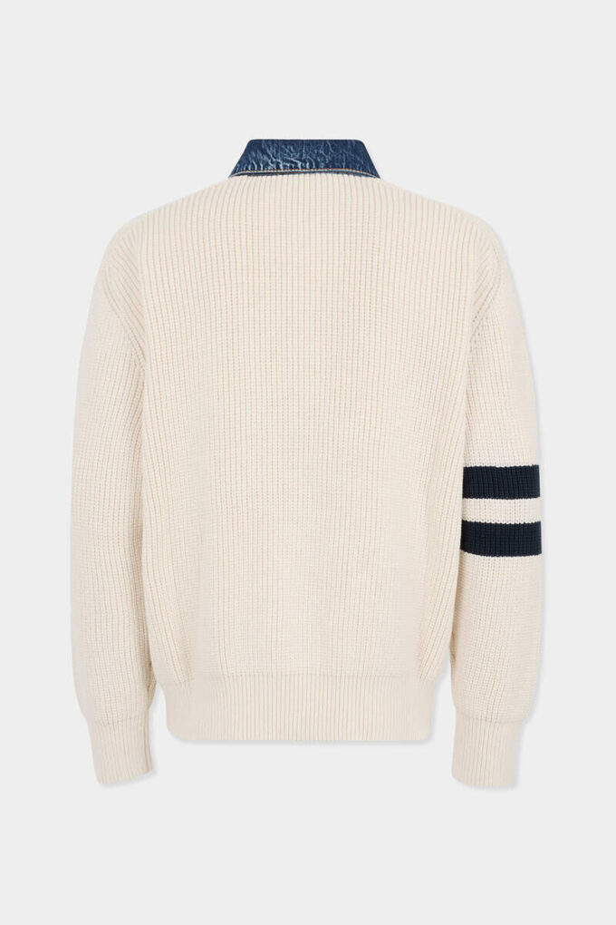 Denim Mix D2 Knit Pullover