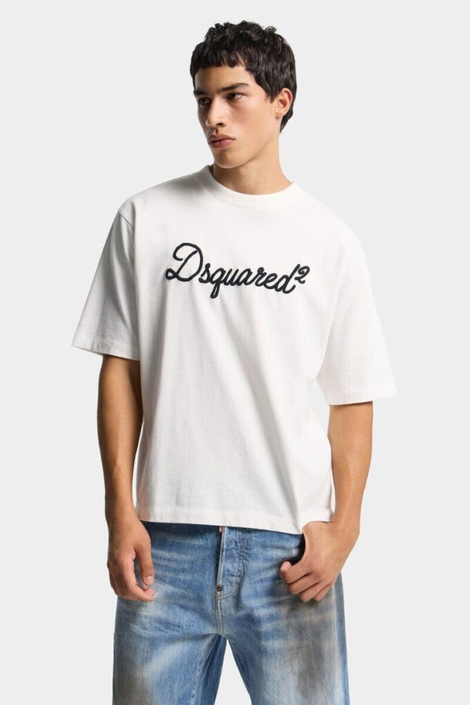Dsquared2 Embroidered Loose Fit T-Shirt