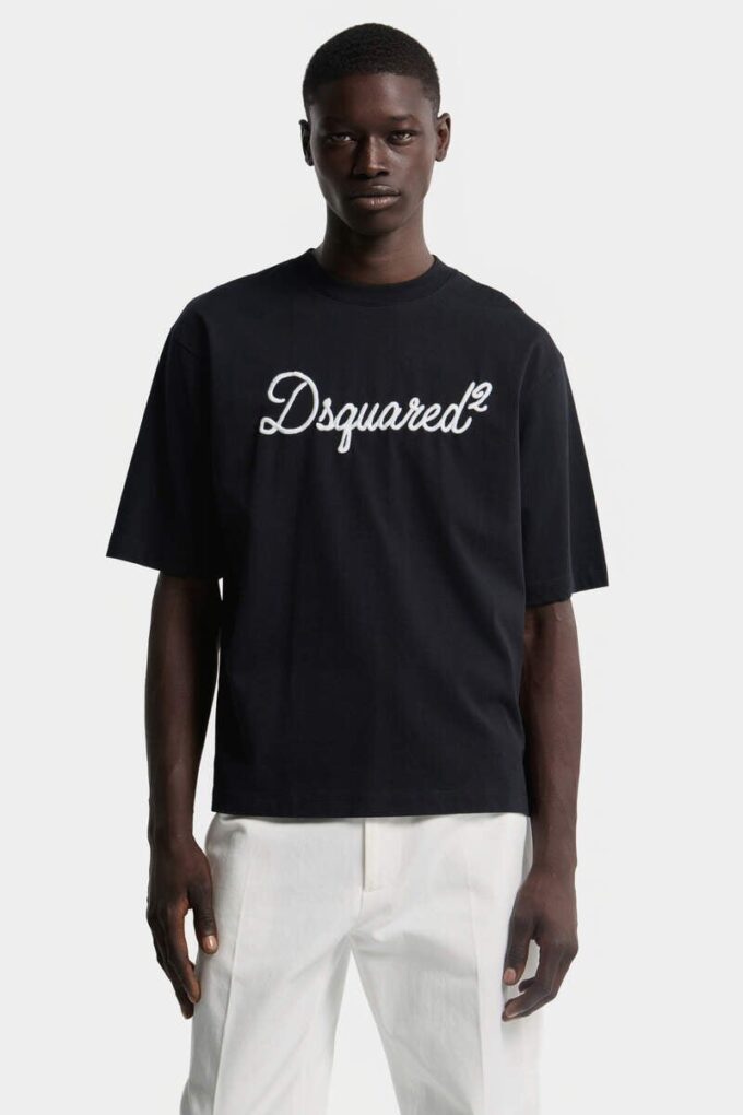 Dsquared2 Embroidered Loose Fit T-Shirt