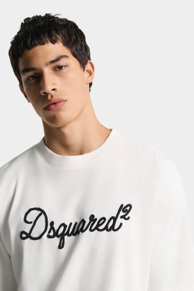 Dsquared2 Embroidered Loose Fit T-Shirt