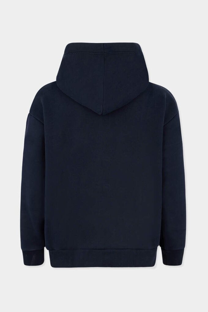 Dsquared2 Logo Boyfriend Fit Zipped Hoodie