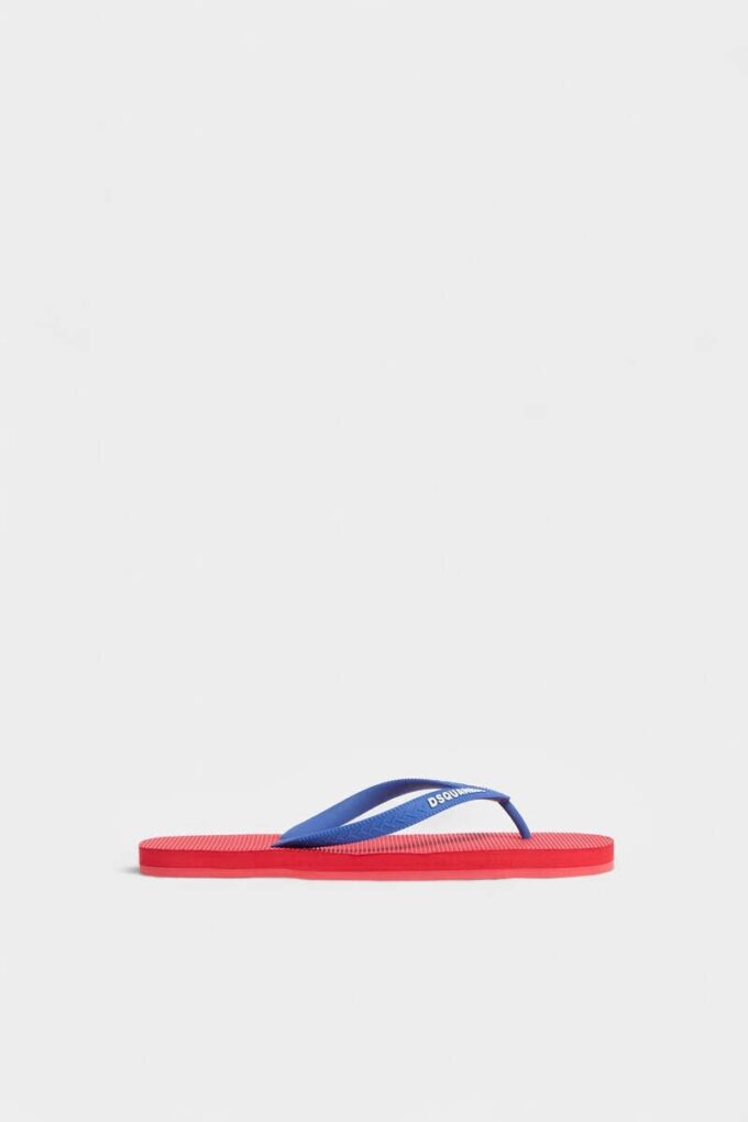 Dsquared2 Logo Flip Flops