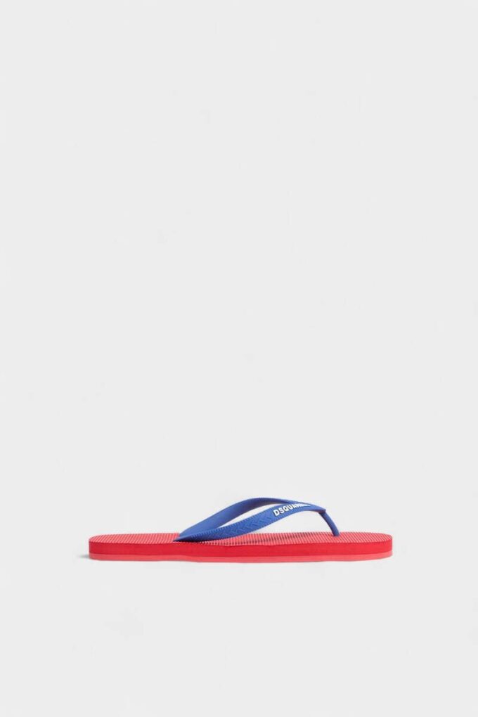 Dsquared2 Logo Flip Flops