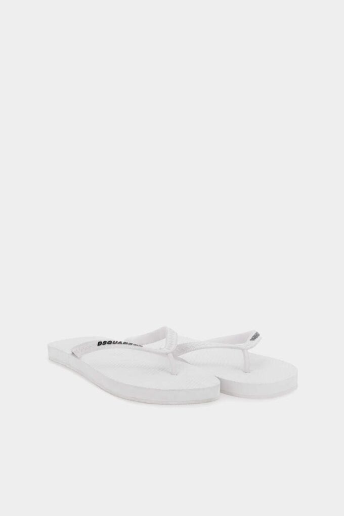 Dsquared2 Logo Flip Flops