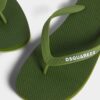 Dsquared2 Logo Flip Flops