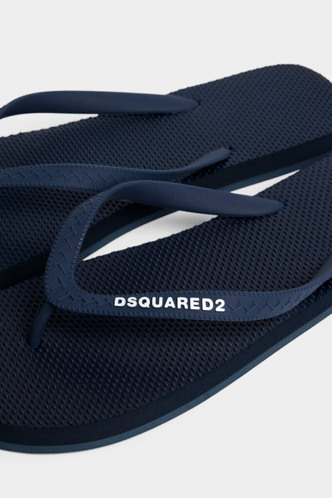 Dsquared2 Logo Flip Flops