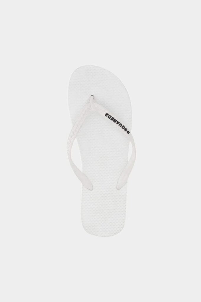 Dsquared2 Logo Flip Flops