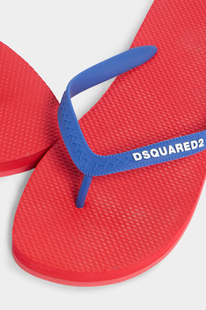 Dsquared2 Logo Flip Flops