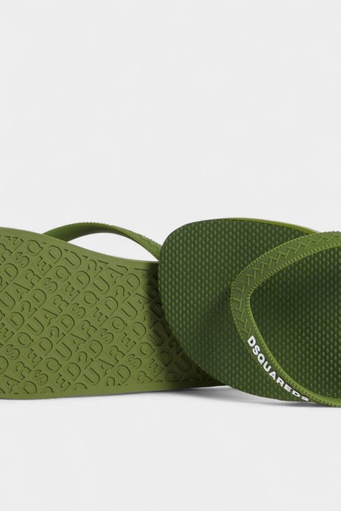 Dsquared2 Logo Flip Flops