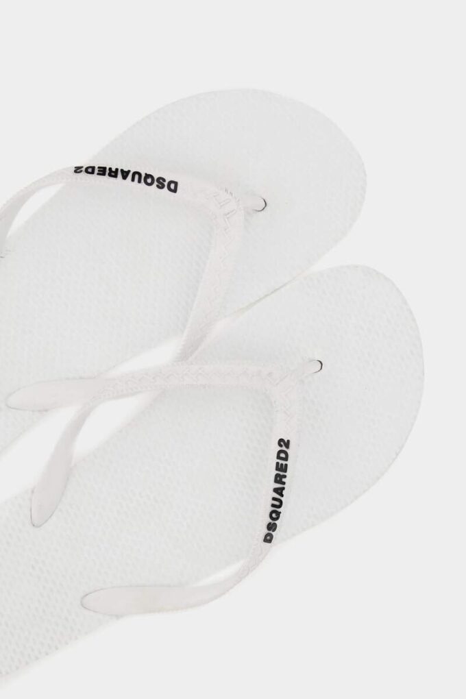 Dsquared2 Logo Flip Flops