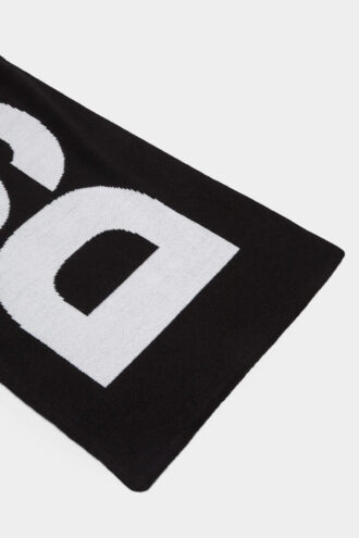 Dsquared2 Logo Knit Scarf