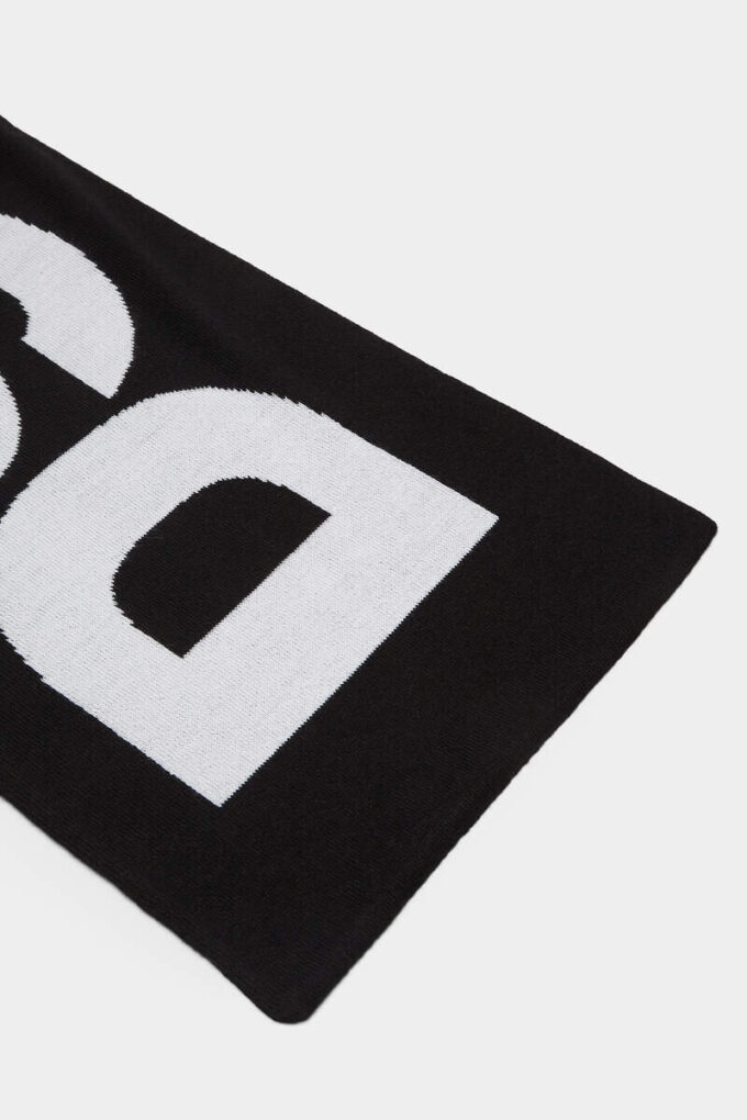 Dsquared2 Logo Knit Scarf