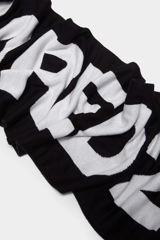Dsquared2 Logo Knit Scarf