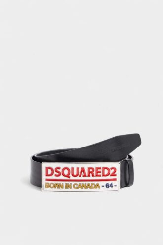 Dsquared2 Logo Plaque Belt