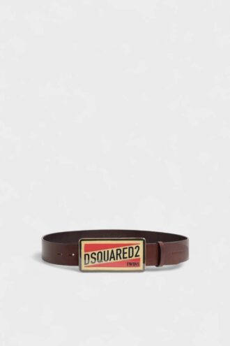 Dsquared2 Logo Plaque Belt